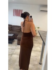 ROBE CELESTE MARRON