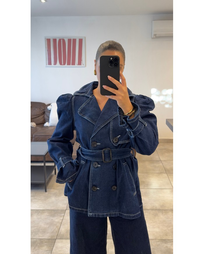 TRENCH COURT EN JEANS