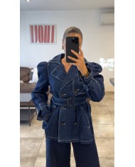 TRENCH COURT EN JEANS