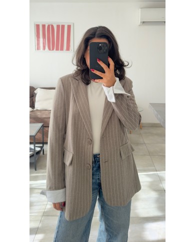 BLAZER EMMA TAUPE