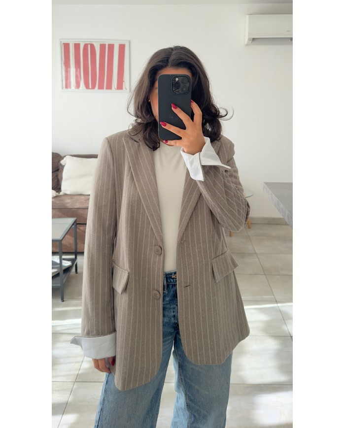 BLAZER EMMA TAUPE