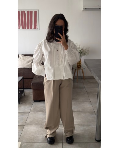 PANTALON ENSEMBLE TAUPE