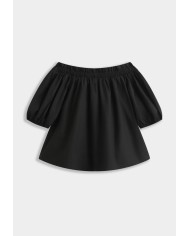 TOP COL BATEAU NOIR