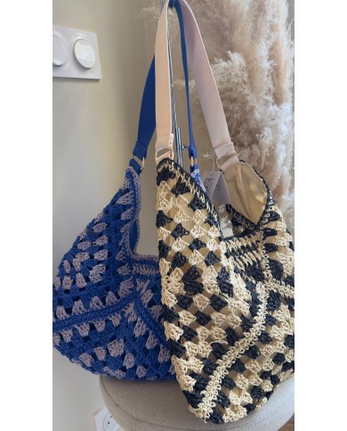 TOTE BAG OSIER COLORÉ