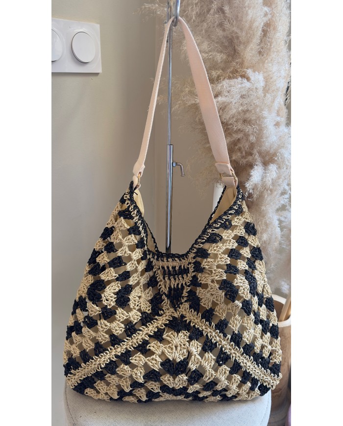TOTE BAG OSIER COLORÉ