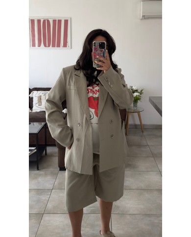 BLAZER ENSEMBLE CHIC KAKI