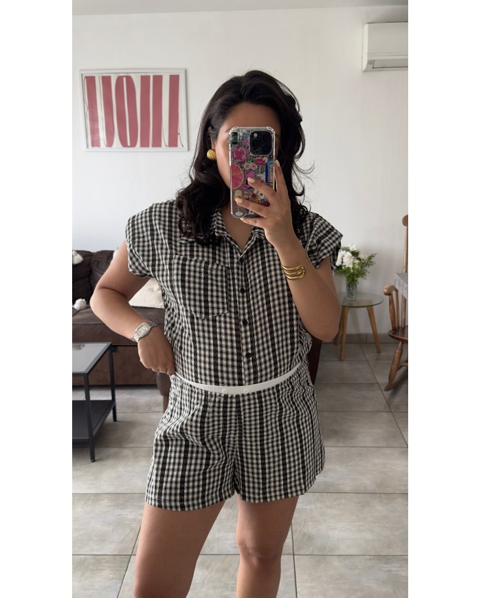 ENSEMBLE VICHY NOIR