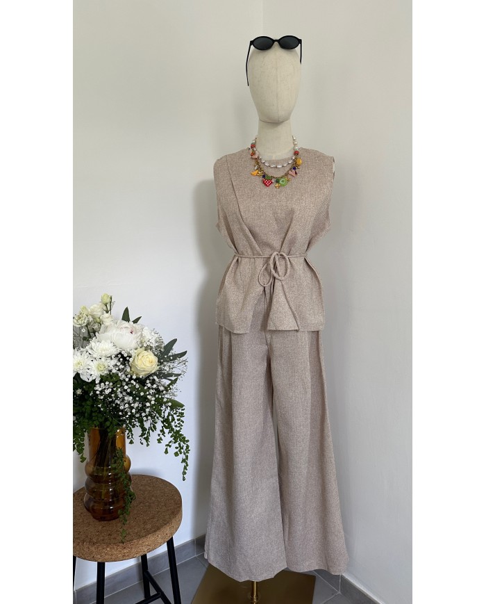 TOP ENSEMBLE BEIGE