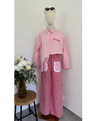 PANTALON VICHY ROUGE