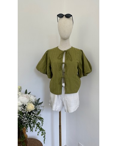 BLOUSE MARIE VERTE