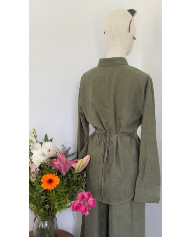CHEMISE ENSEMBLE EMMA KAKI