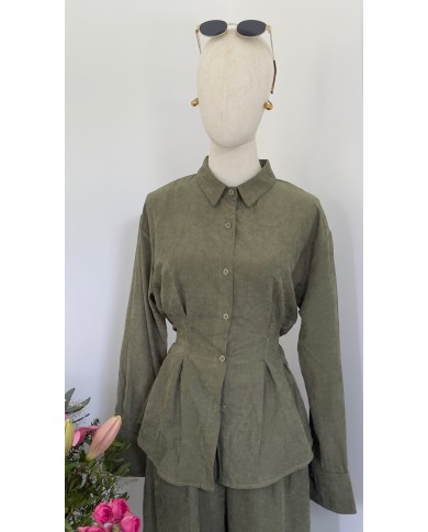 CHEMISE ENSEMBLE EMMA KAKI