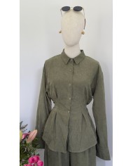 CHEMISE ENSEMBLE EMMA KAKI