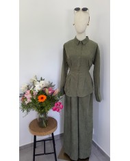 CHEMISE ENSEMBLE EMMA KAKI