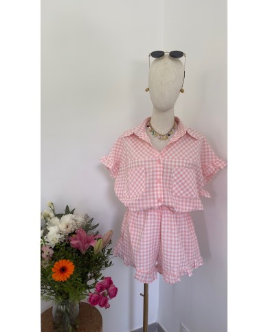 ENSEMBLE VICHY ROSE