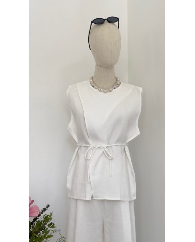 HAUT ENSEMBLE BLANC
