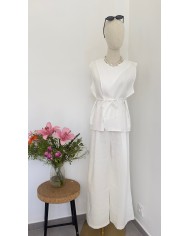 HAUT ENSEMBLE BLANC