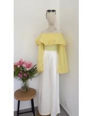 ROBE SATIN DOS NU NUDE