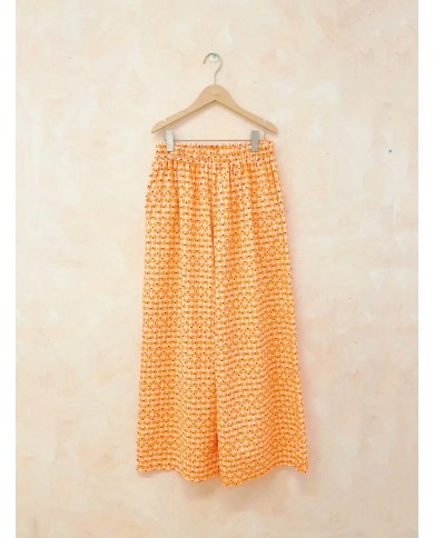PANTALON COEUR ORANGE