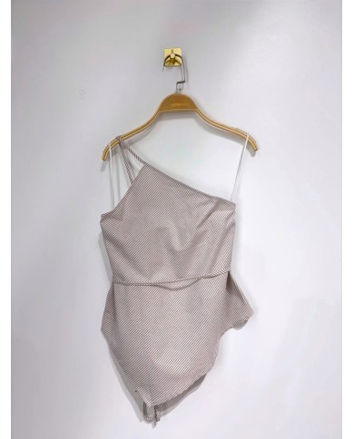 TOP ASYMÉTRIQUE ENSEMBLE CHOCO