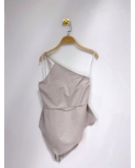 TOP ASYMÉTRIQUE ENSEMBLE CHOCO