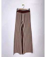 PANTALON ENSEMBLE EN MAILLE CHOCO