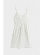 ROBE GAZ DE COTON BLANC