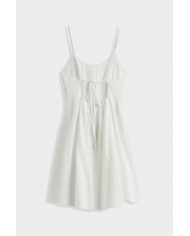 ROBE GAZ DE COTON BLANC