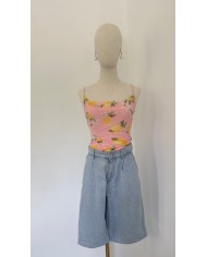 BODY EN TULE CITRON ROSE