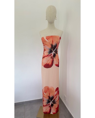 ROBE HAWAÏ ORANGE