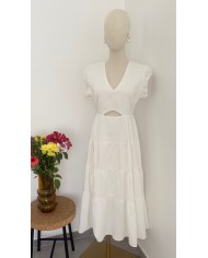 BODY EN TULE CITRON BLANC