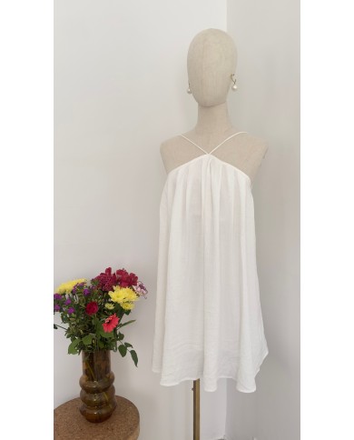 ROBE TUNIQUE DOS NUS À LAÇAGE
