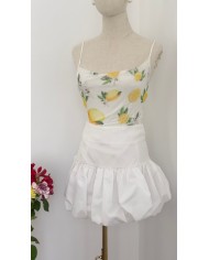TOP FLEURI COL CLAUDINE