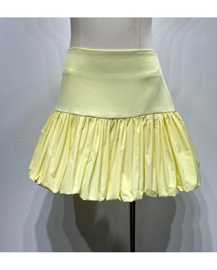 JUPE BALLON JAUNE