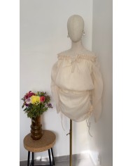 SHORT ENSEMBLE COTON BLANC