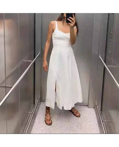 ROBE EN LIN LONGUE BLANCHE
