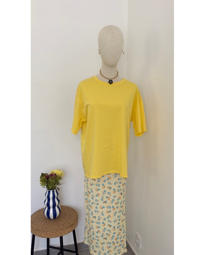 T-SHIRT JAUNE MYKONOS