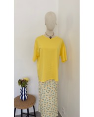 T-SHIRT JAUNE MYKONOS