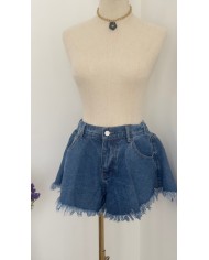SHORT EN JEAN VACHE