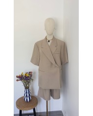 VESTE ENSEMBLE TAUPE