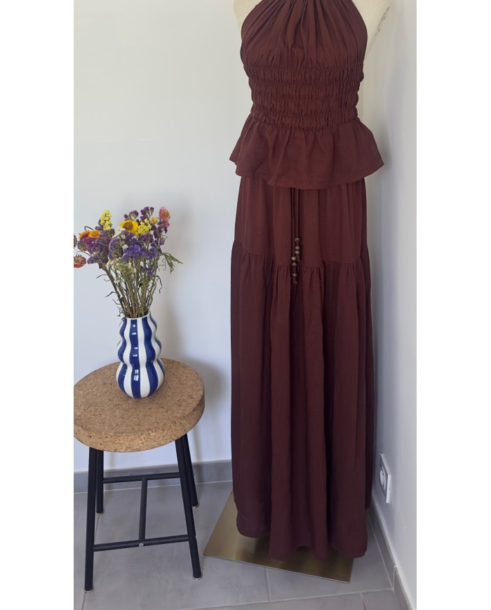 JUPE ENSEMBLE CHOCO