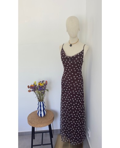 ROBE MARGAUX CHOCO