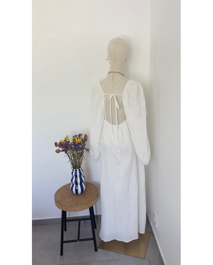 ROBE BOHÈME GAZE DE COTON