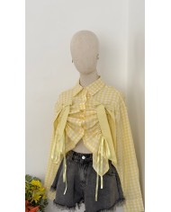 CHEMISE VICHY JAUNE