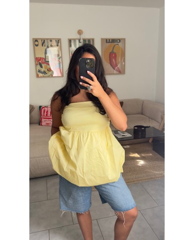 BUSTIER BALLON JAUNE