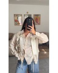 CHEMISE VICHY JAUNE