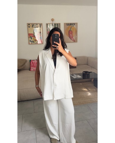 PANTALON ENSEMBLE WHITE