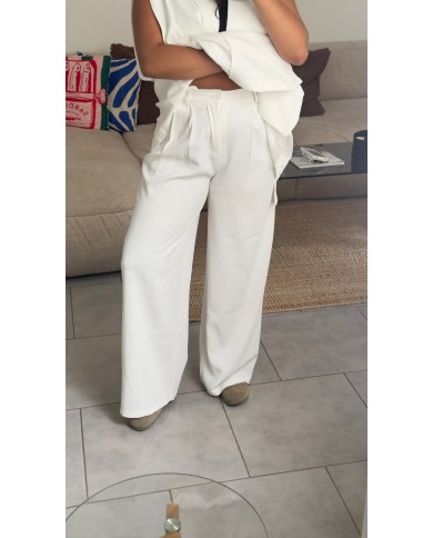 PANTALON ENSEMBLE WHITE