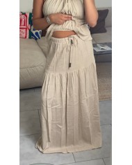 JUPE ENSEMBLE NUDE