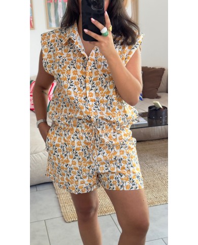 SHORT ENSEMBLE JAUNE